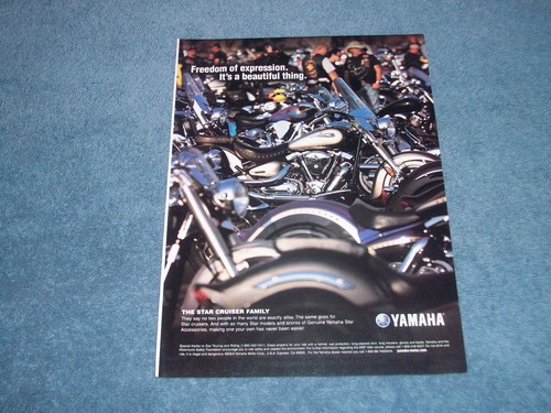 Pubblicità moto yamaha star - moto,